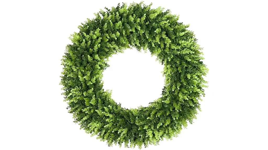 32 inch boxwood wreath decor