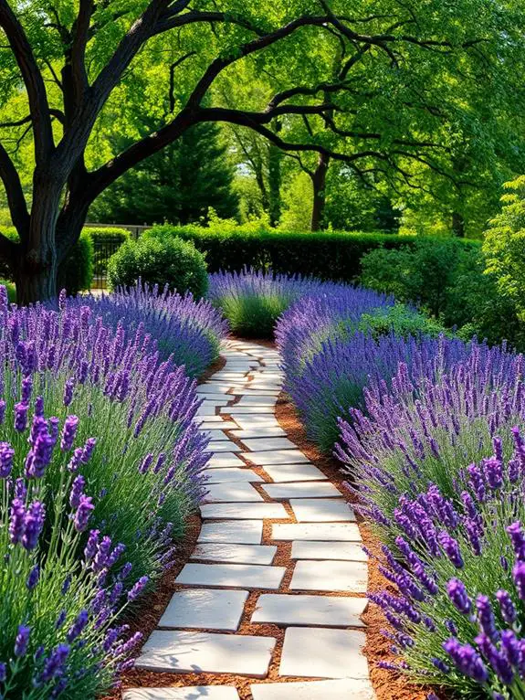 aromatic garden border design