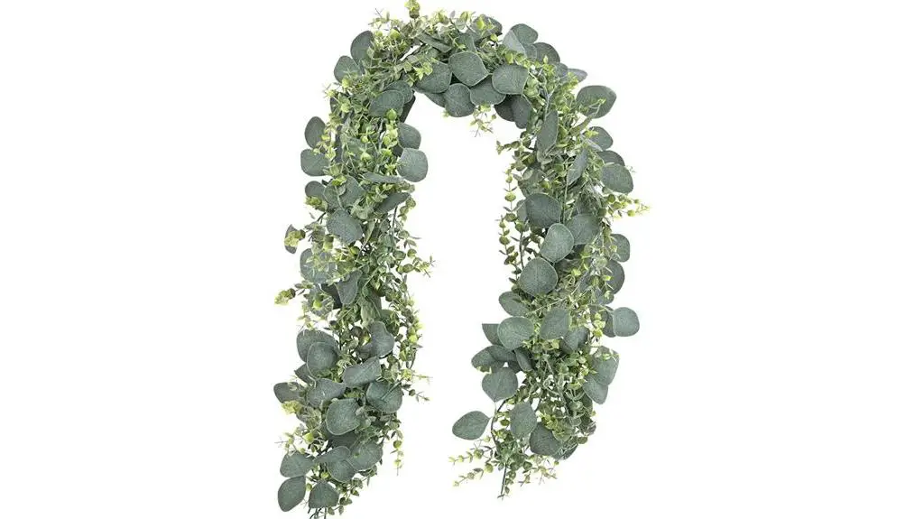 artificial eucalyptus garland set