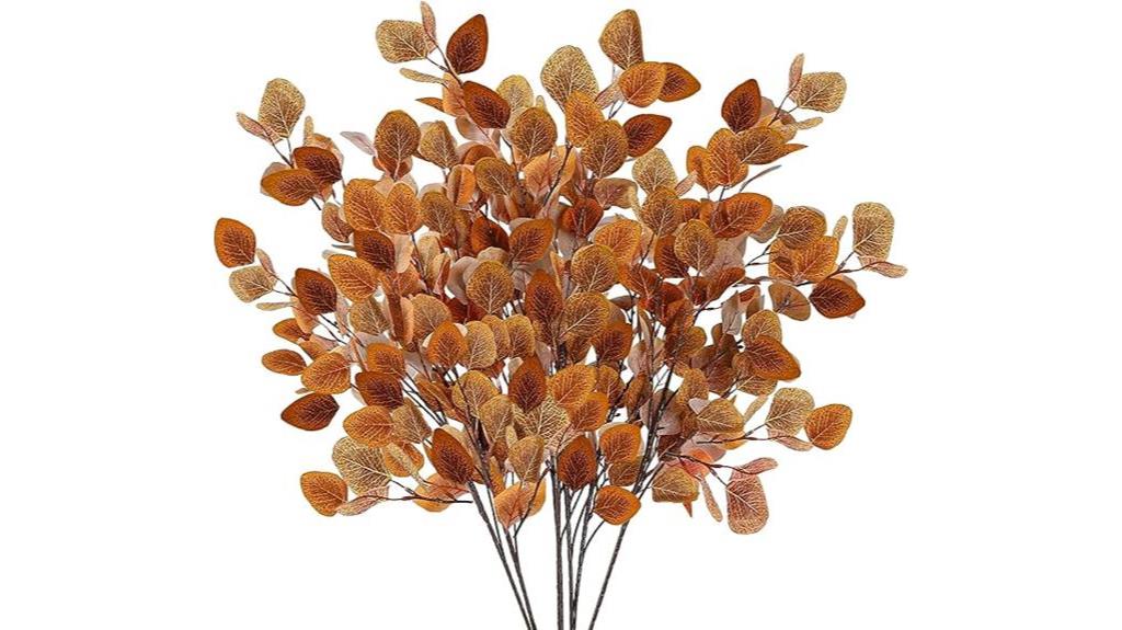 artificial eucalyptus stems decor