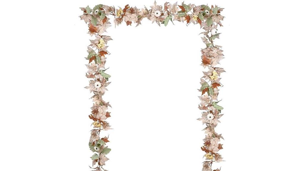 artificial fall maple garland