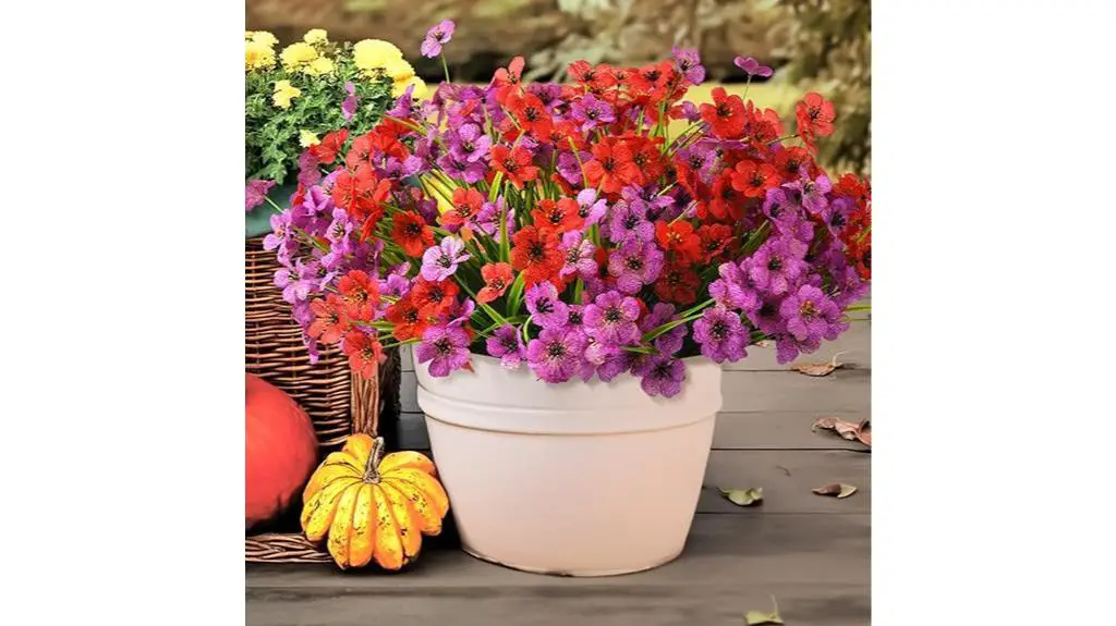 artificial outdoor flower bundles