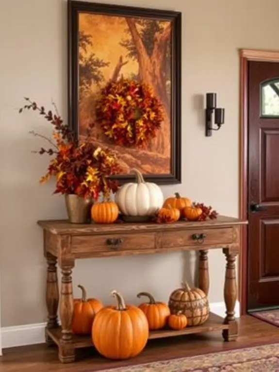 autumn color theme selection