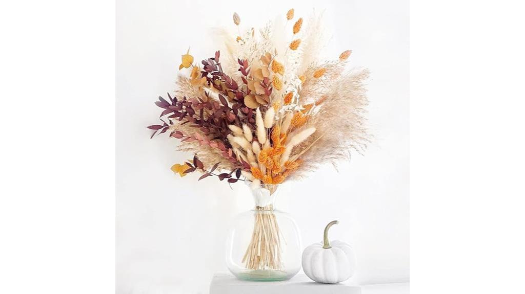 autumn dried flowers decor