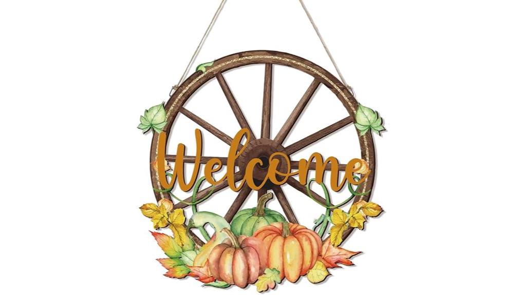 autumn harvest thanksgiving sign