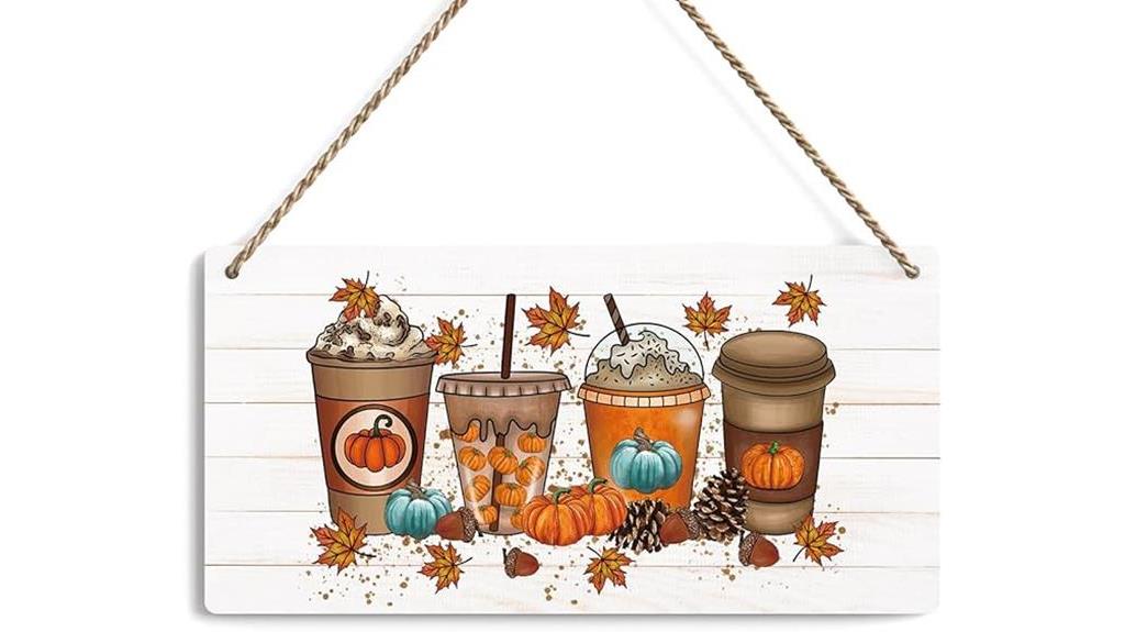 autumn home coffee decor