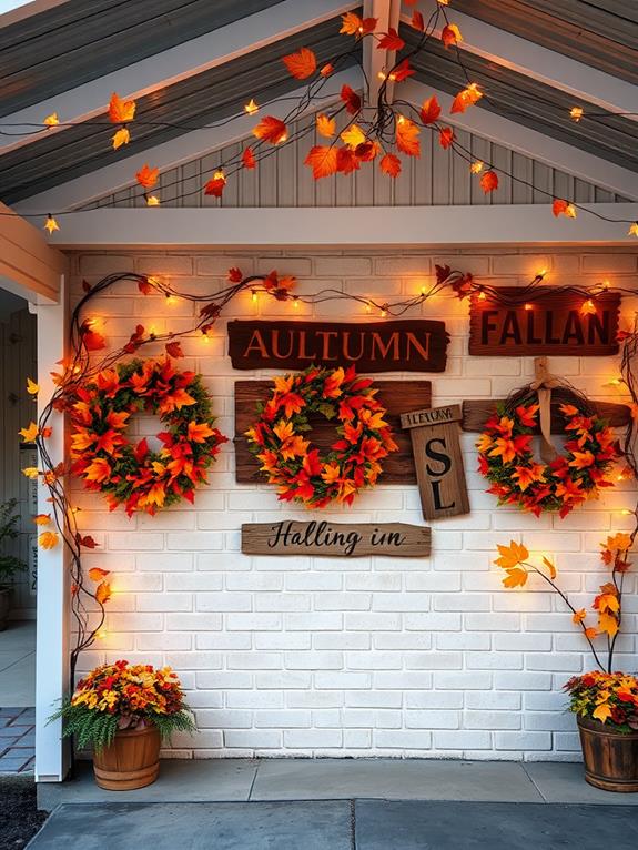 autumn inspired wall decor