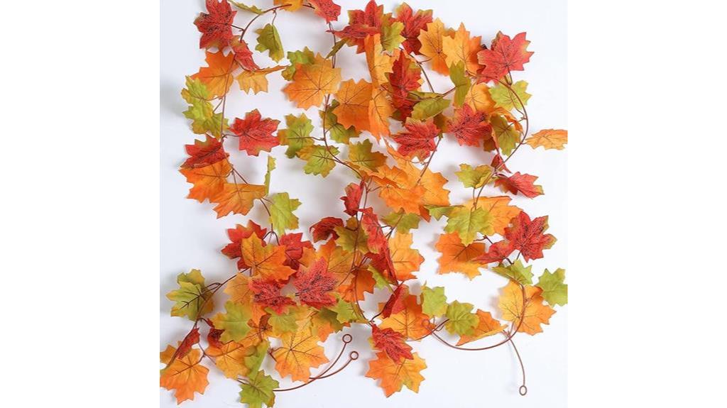 autumn maple vines garland