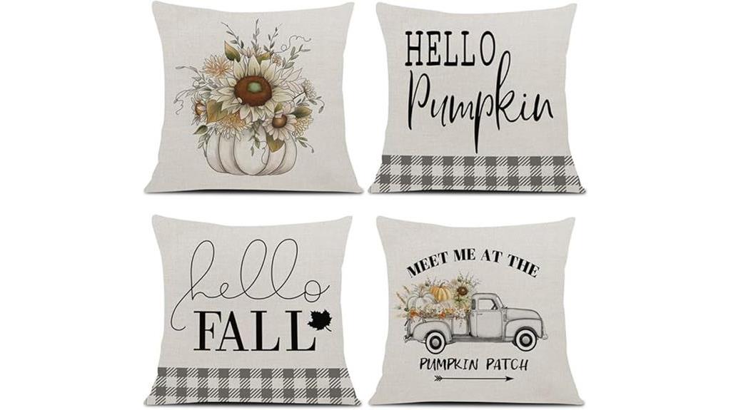 autumn pillow covers set