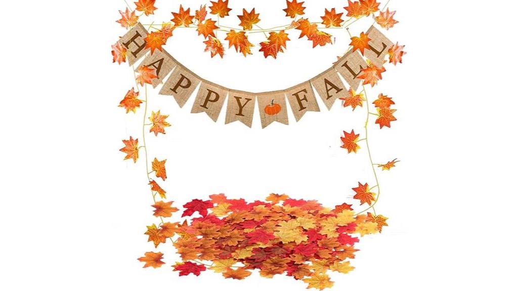 autumn pumpkin burlap banner