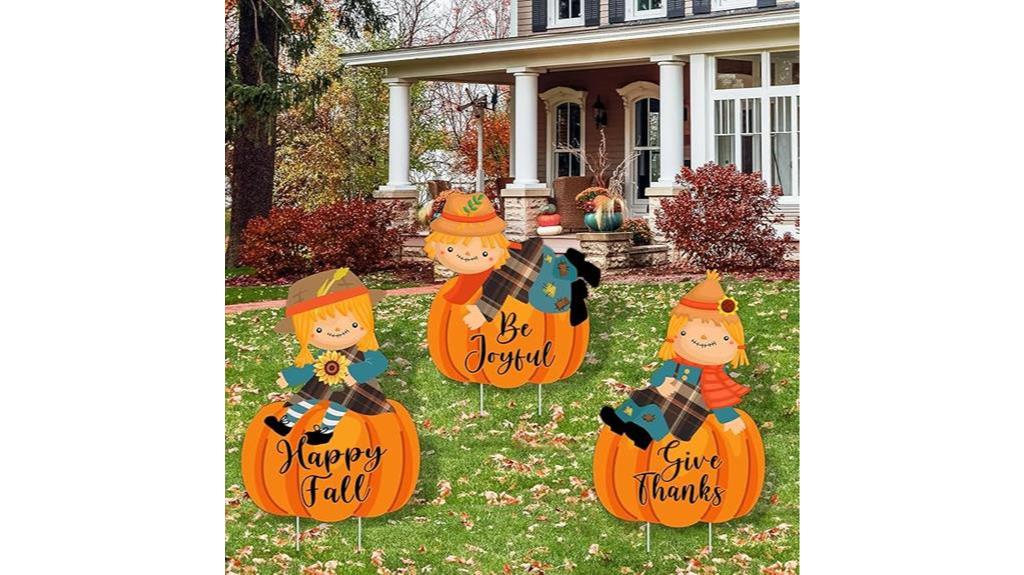 autumn thanksgiving yard decor