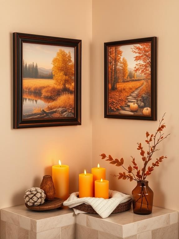 autumn themed artistic creations