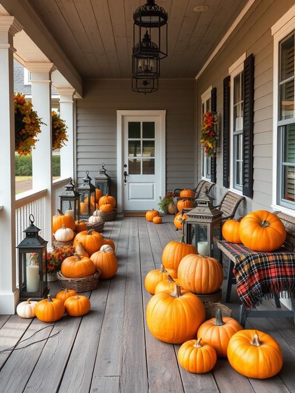 autumn themed decor accents