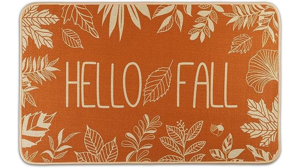 autumn themed door mat