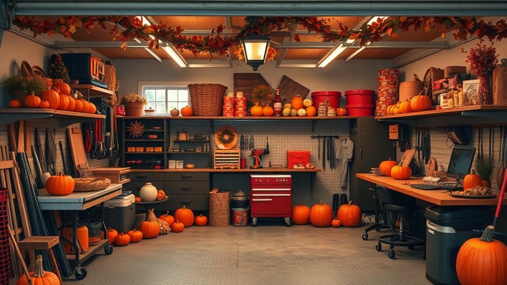 autumn themed garage decoration tips