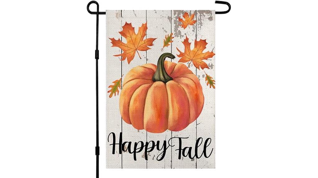 autumn themed garden decoration flag