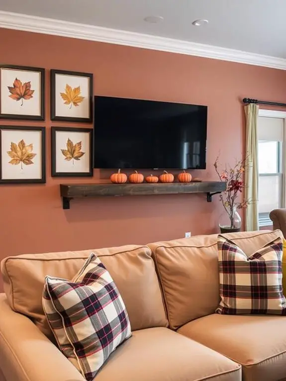 autumn themed home decor