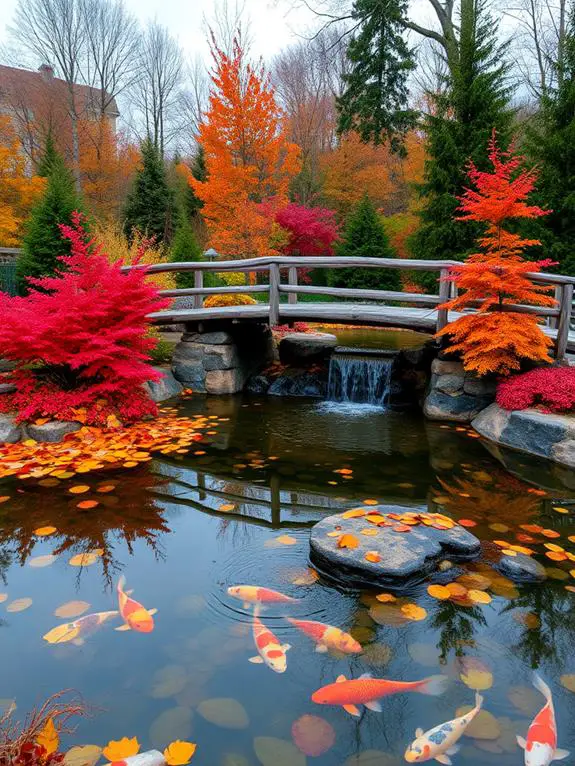 autumn themed water elements