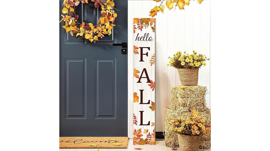 autumn welcome front porch