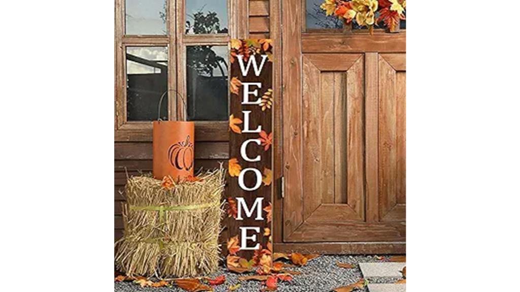 autumn wooden porch decor