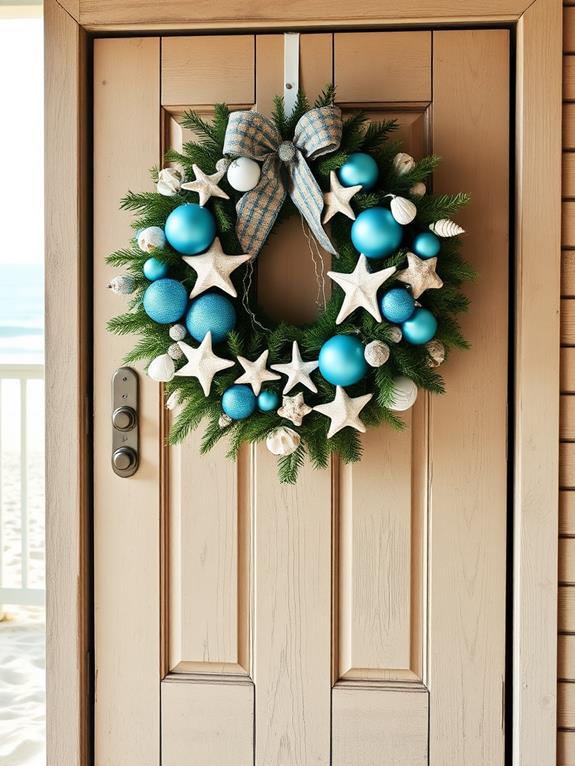 beach themed decorative wreath