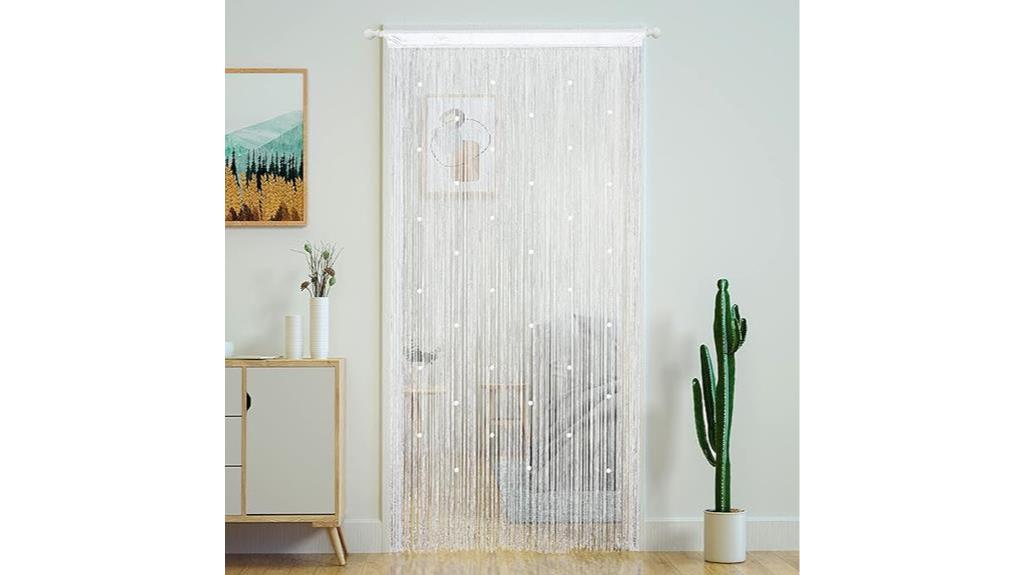 beaded curtain door divider