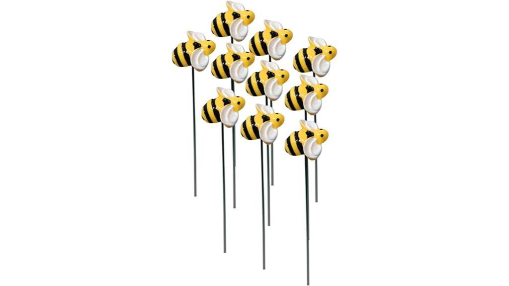 bee garden stakes ornaments