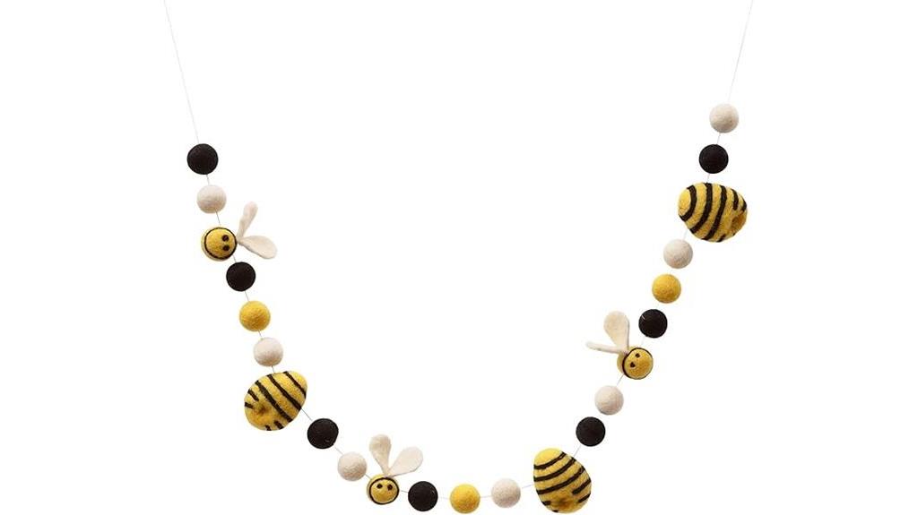 bees and beehives garland