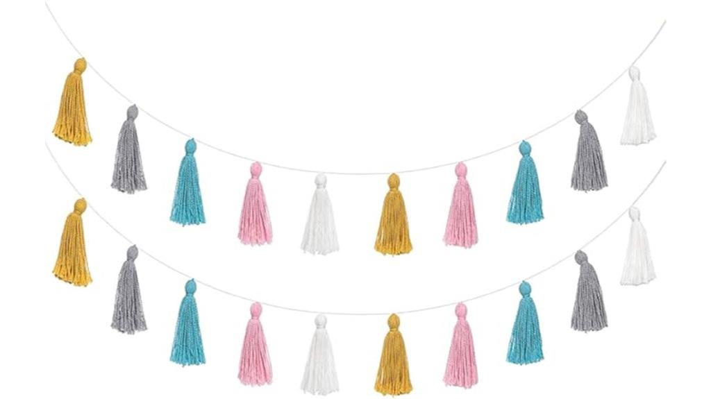 boho cotton pastel banner