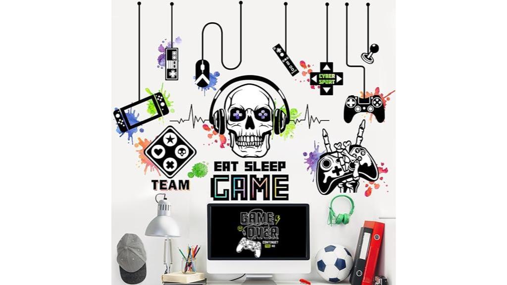 boys room gamer decals