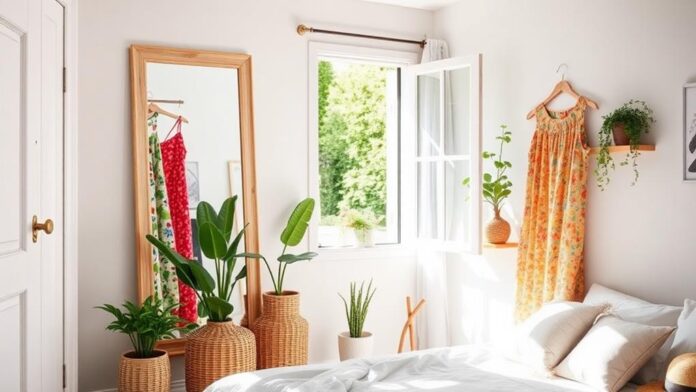 bright summer dressing room ideas