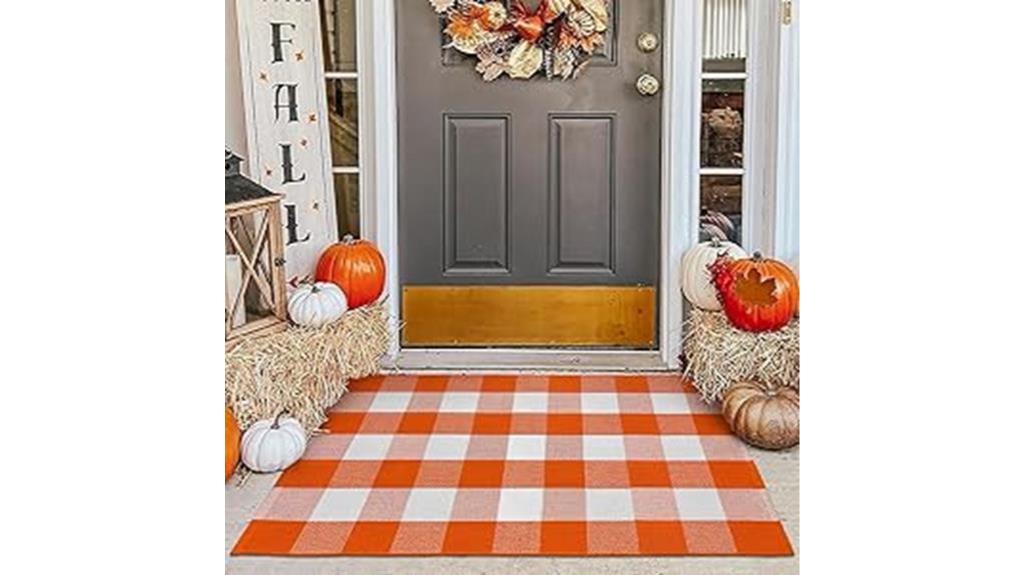 buffalo plaid outdoor rug