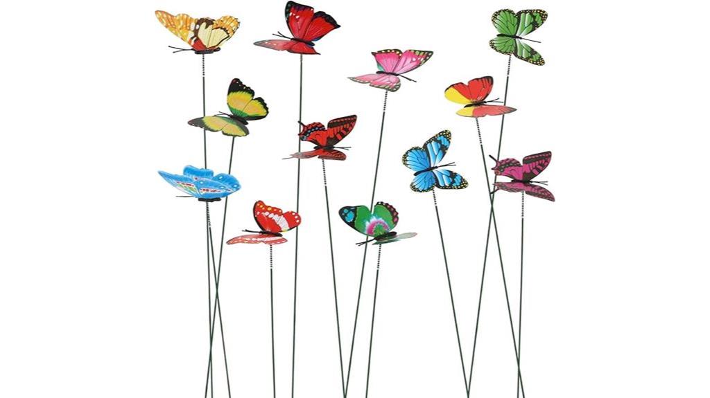 butterfly garden stake ornaments