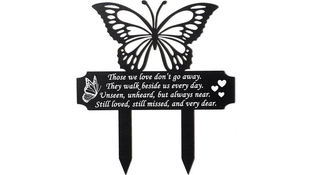 butterfly memorial stake decoration