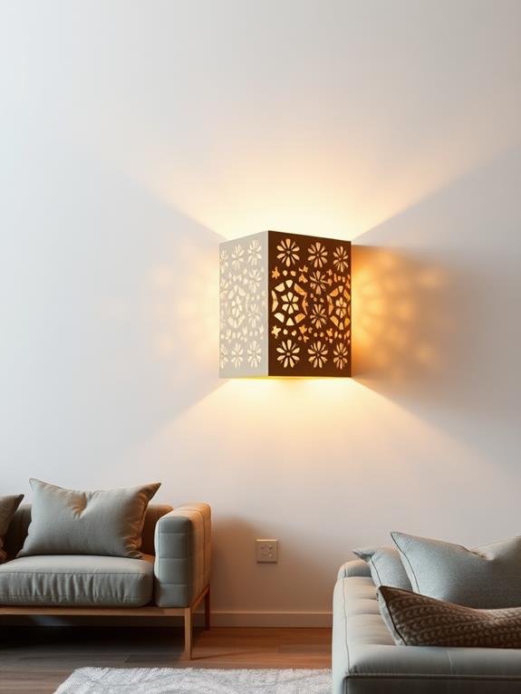 cardboard sculptural lamp designs