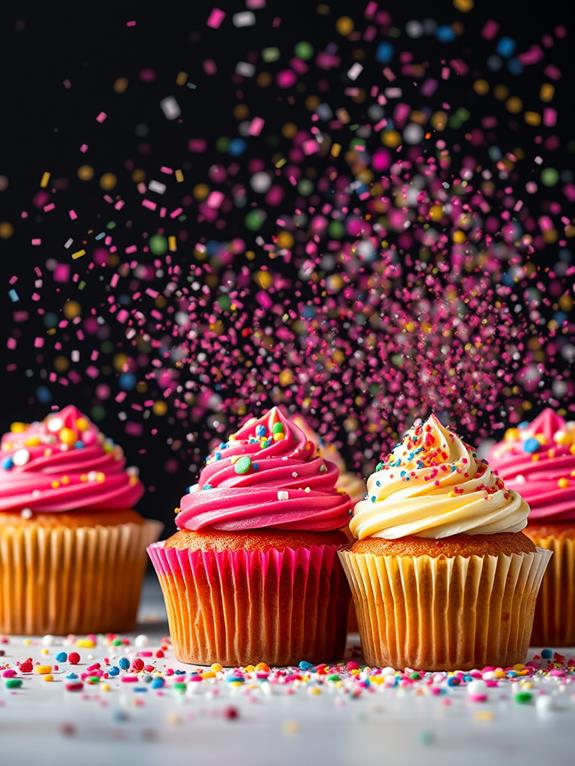 celebratory colorful party burst