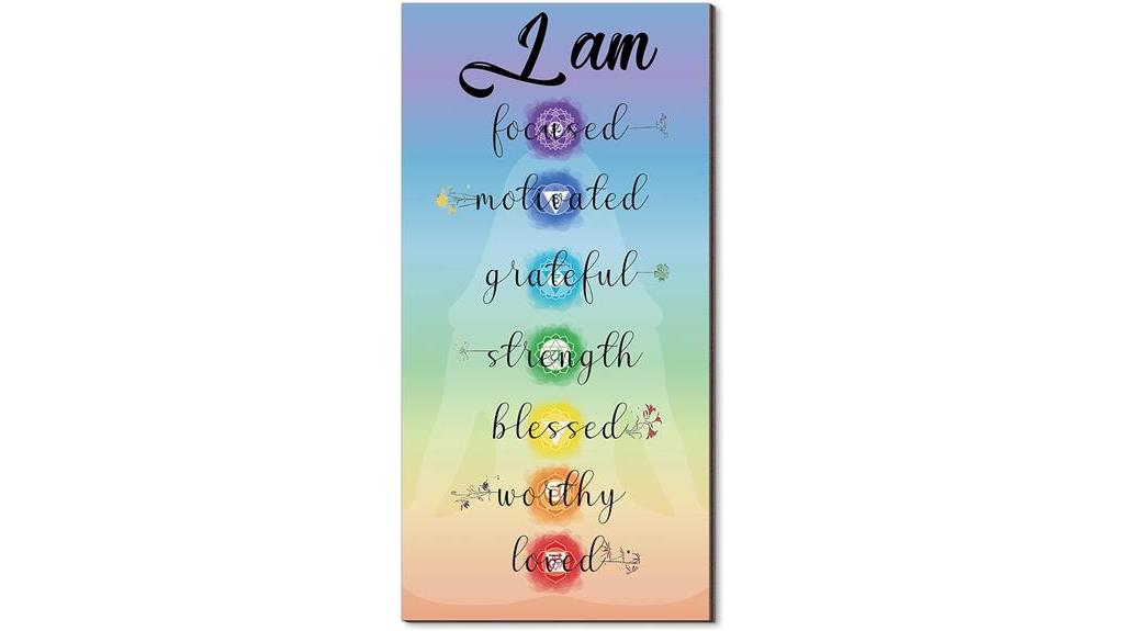 chakra wall decor quotes