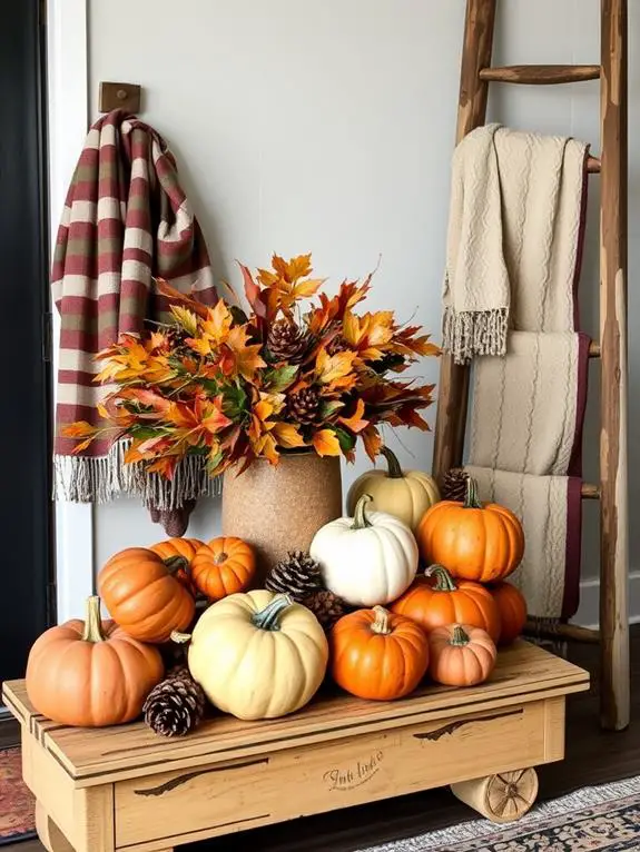 charming autumn harvest decor