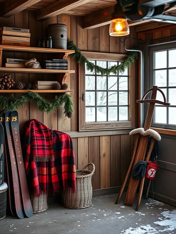 charming cozy winter accents