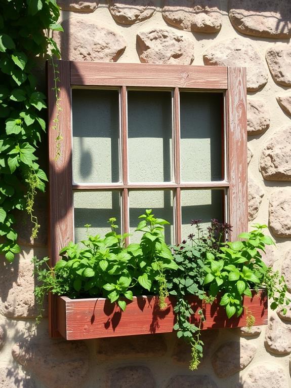 charming outdoor plant display