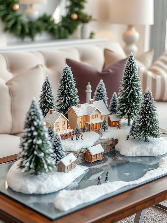 charming tiny winter landscape