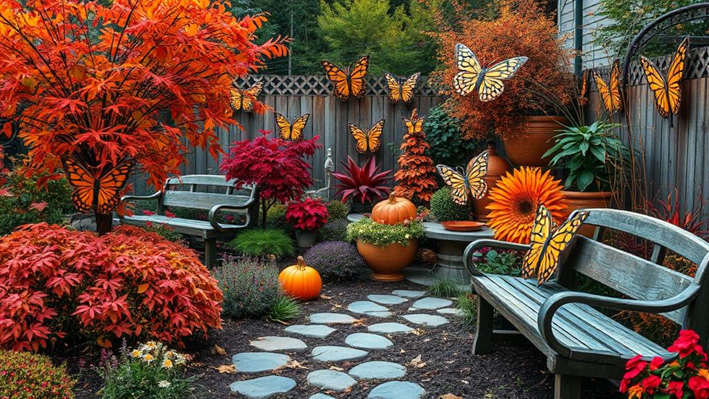 choosing fall butterfly decor