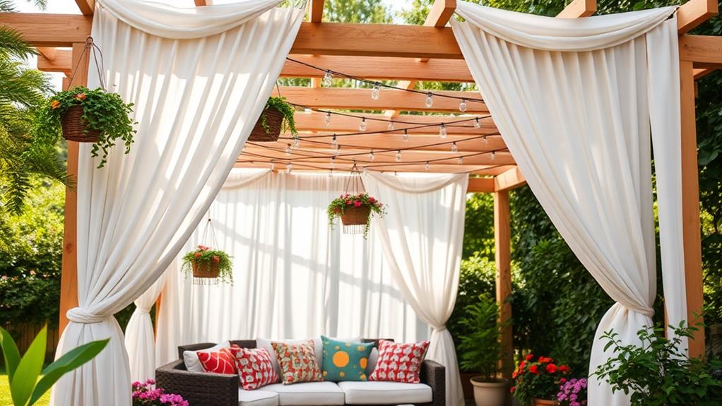 choosing summer pergola decor