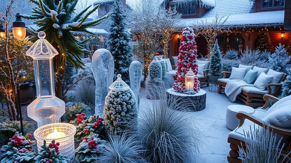 choosing winter garden decor