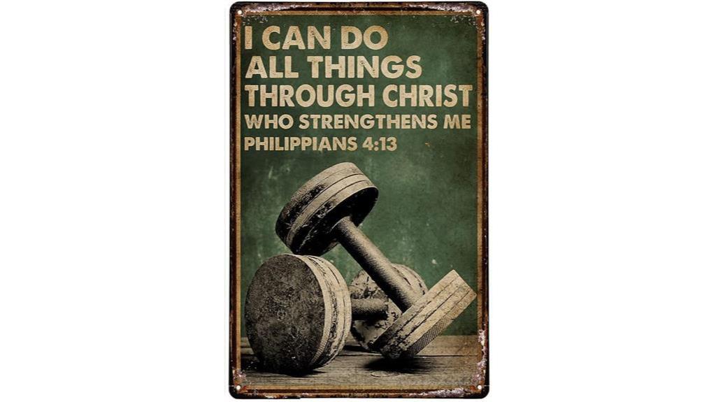 christ strengthens my workout