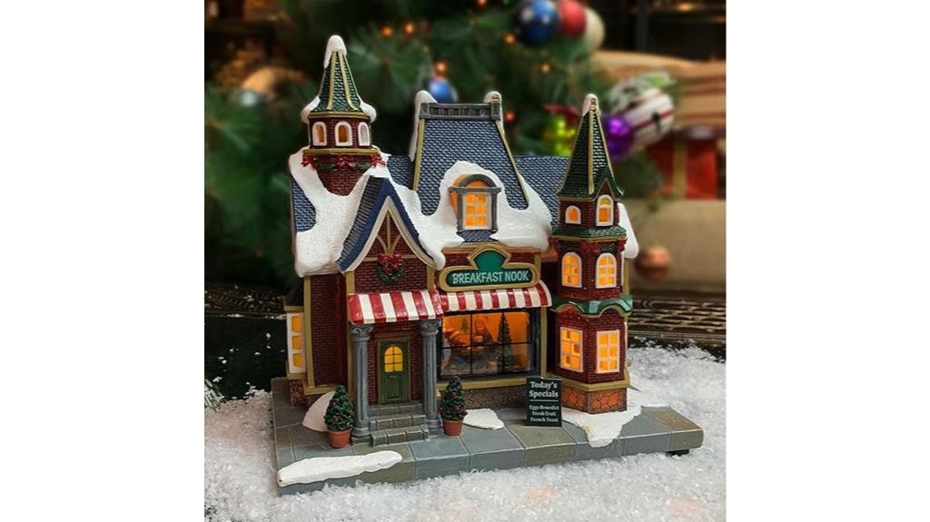 christmas village building decor