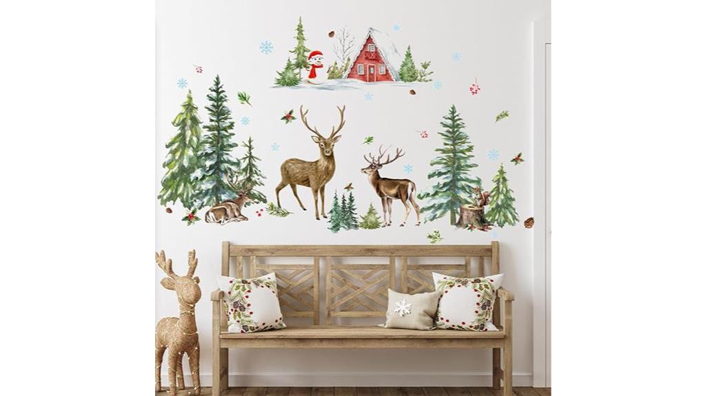 christmas wall decal stickers