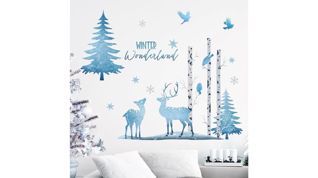 christmas wall decals decor