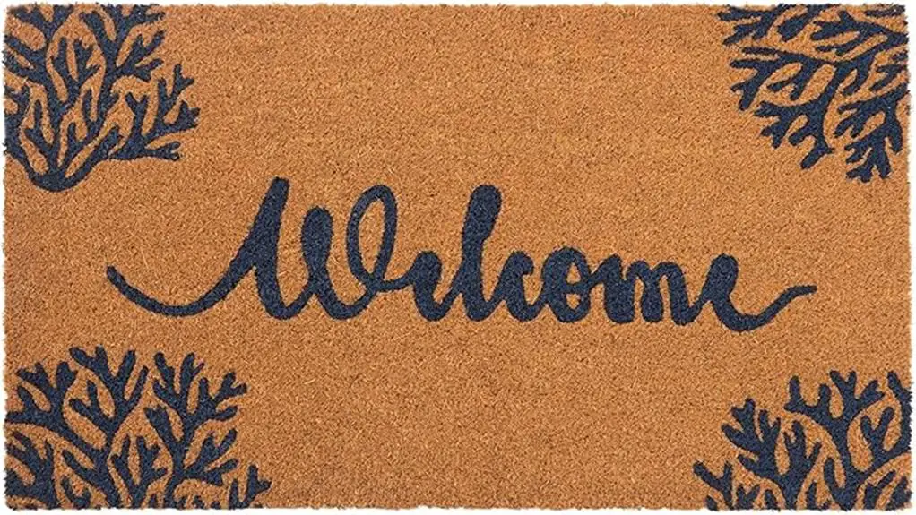 coir doormat indoor outdoor