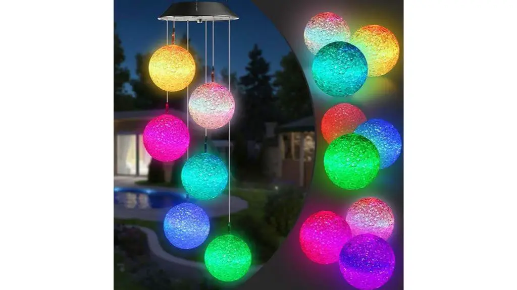 color changing wind chime